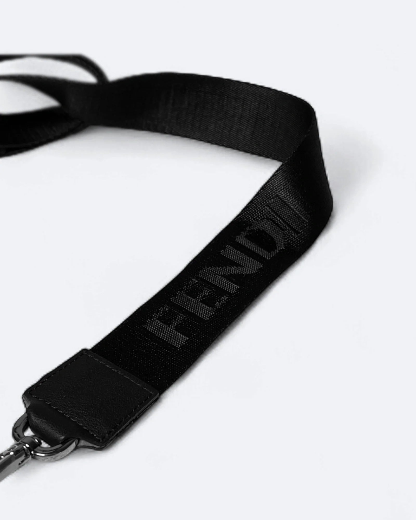 Fendi - Messenger taška se žlutým pruhem - Černá