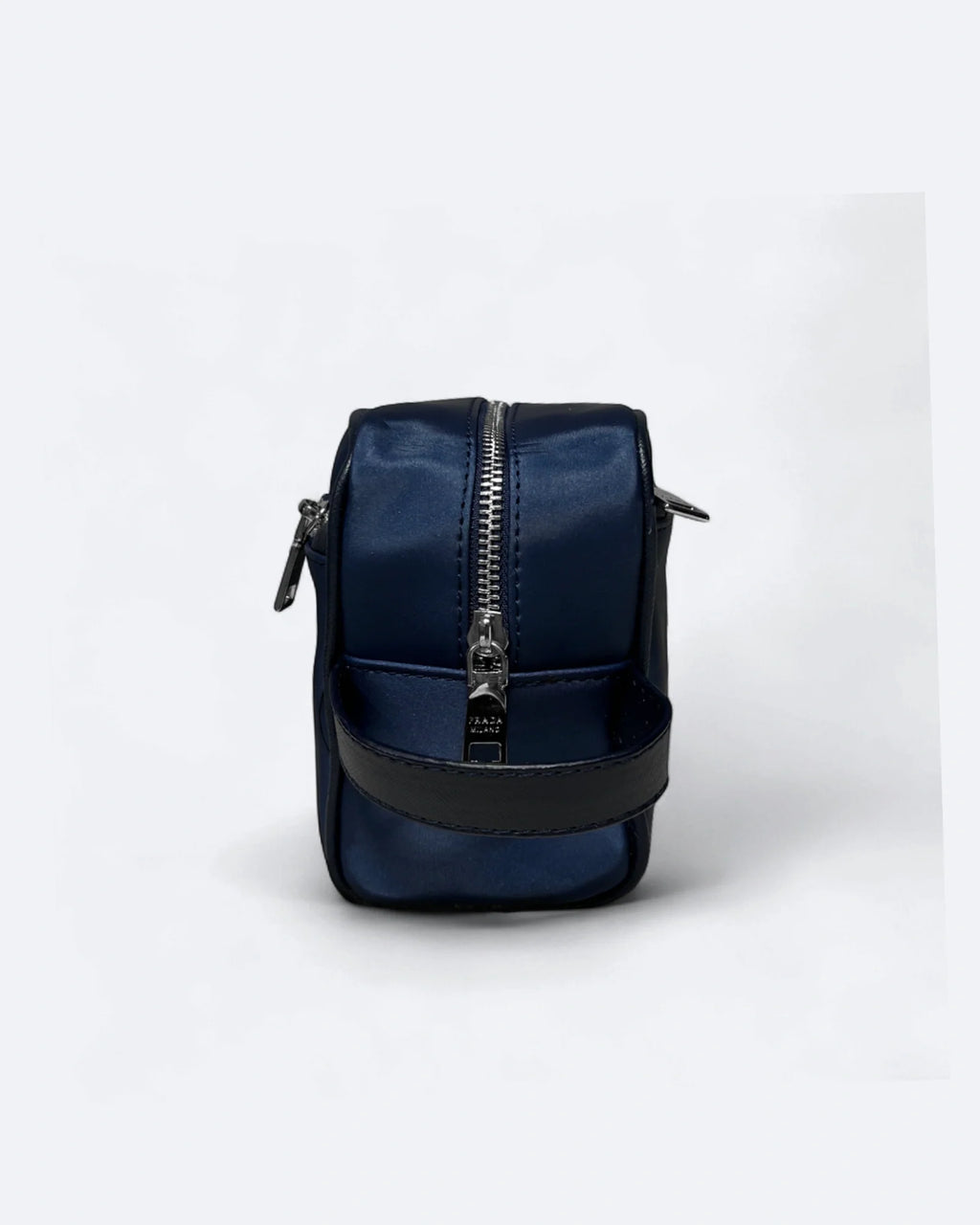 Prada – Pouzdrová kabelka s logem – modrá