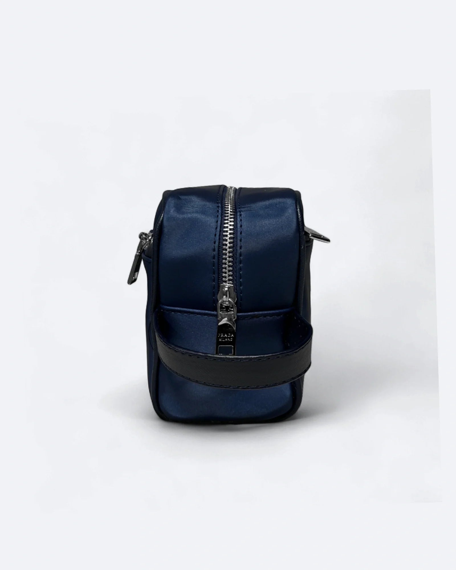Prada – Pouzdrová kabelka s logem – modrá