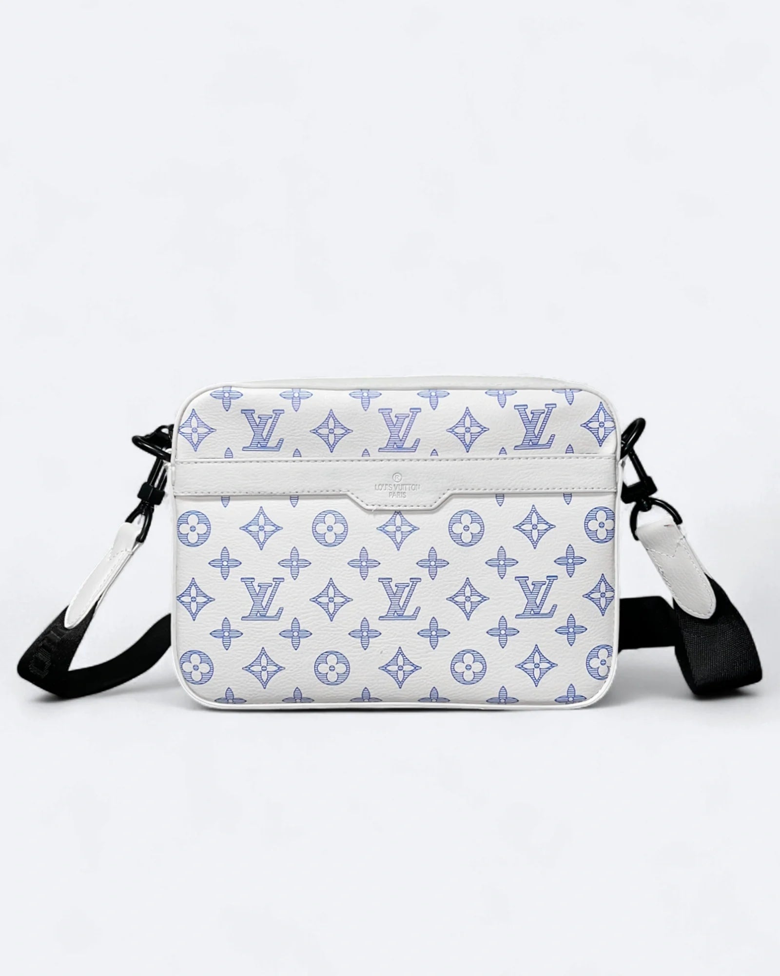 LVTN - Sada tří kabelek s monogramem - bílo/modrá