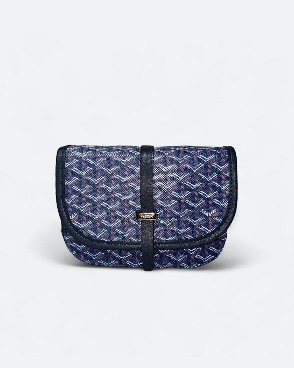Goyard – kabelka Belvedere PM – tmavě modrá