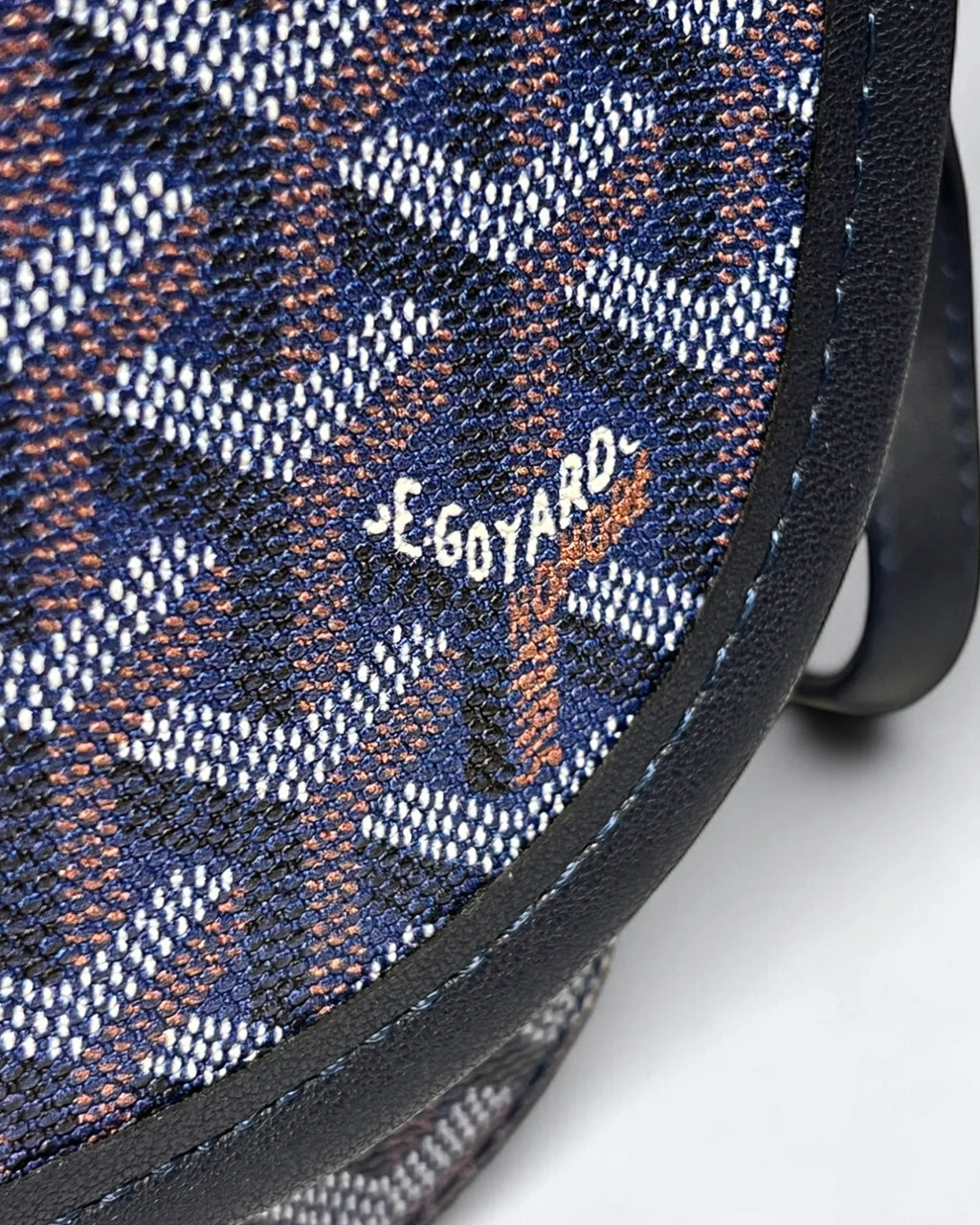 Goyard – kabelka Belvedere PM – tmavě modrá