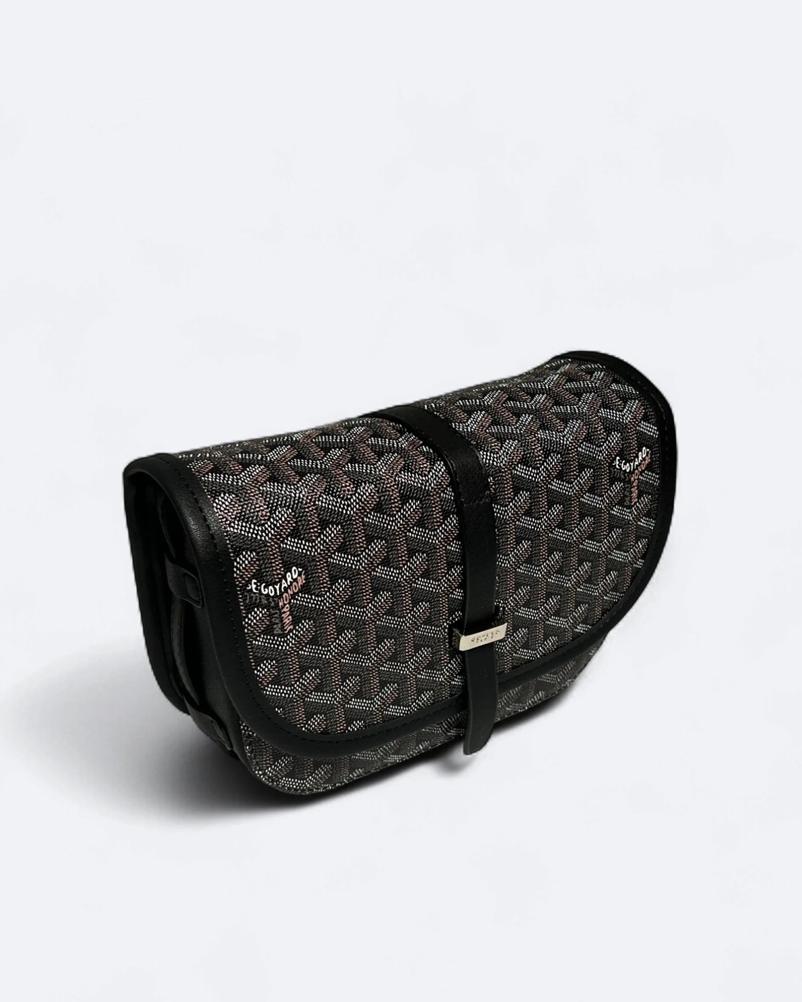 Goyard - kabelka Belvedere PM - tmavě hnědá