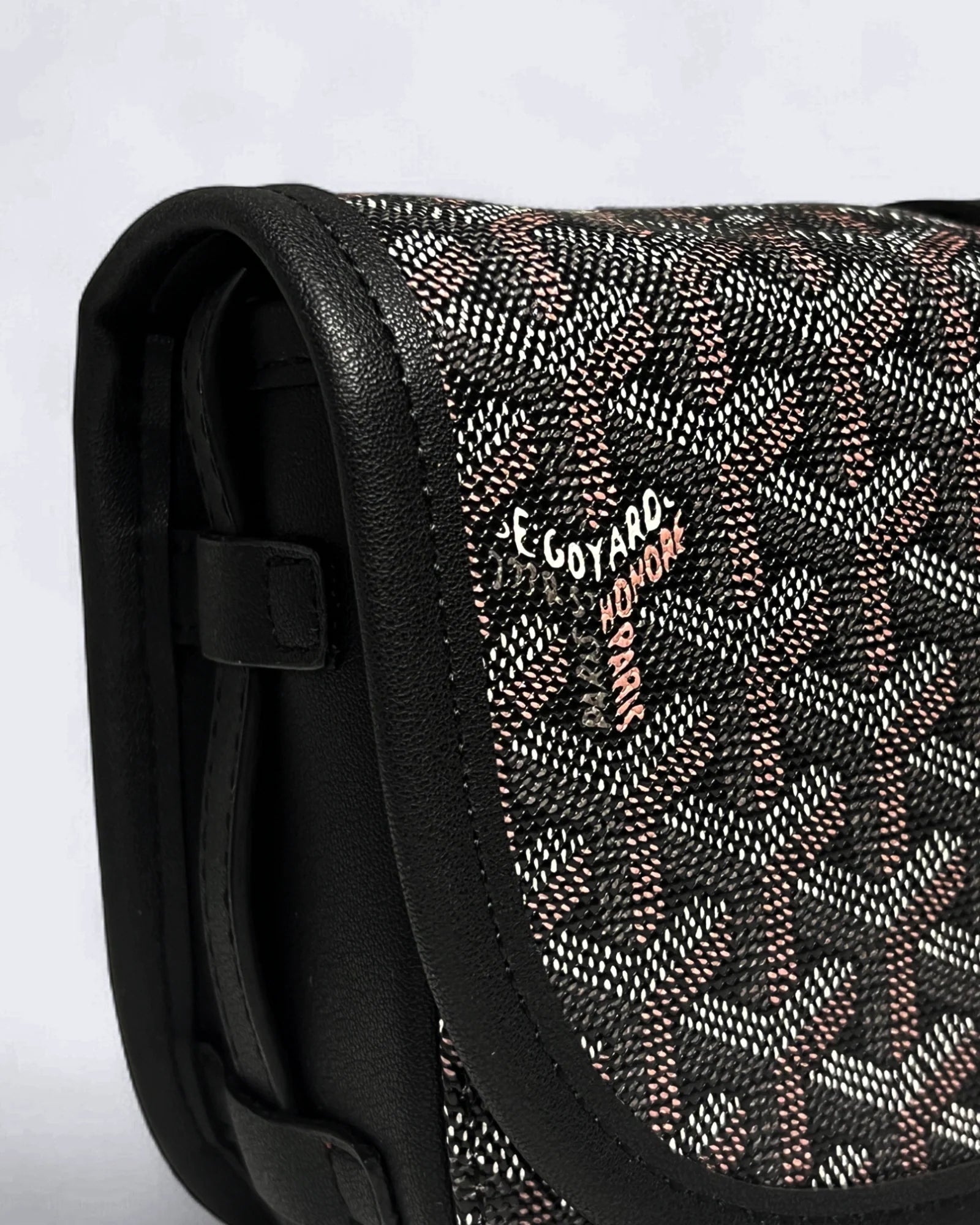 Goyard - kabelka Belvedere PM - tmavě hnědá