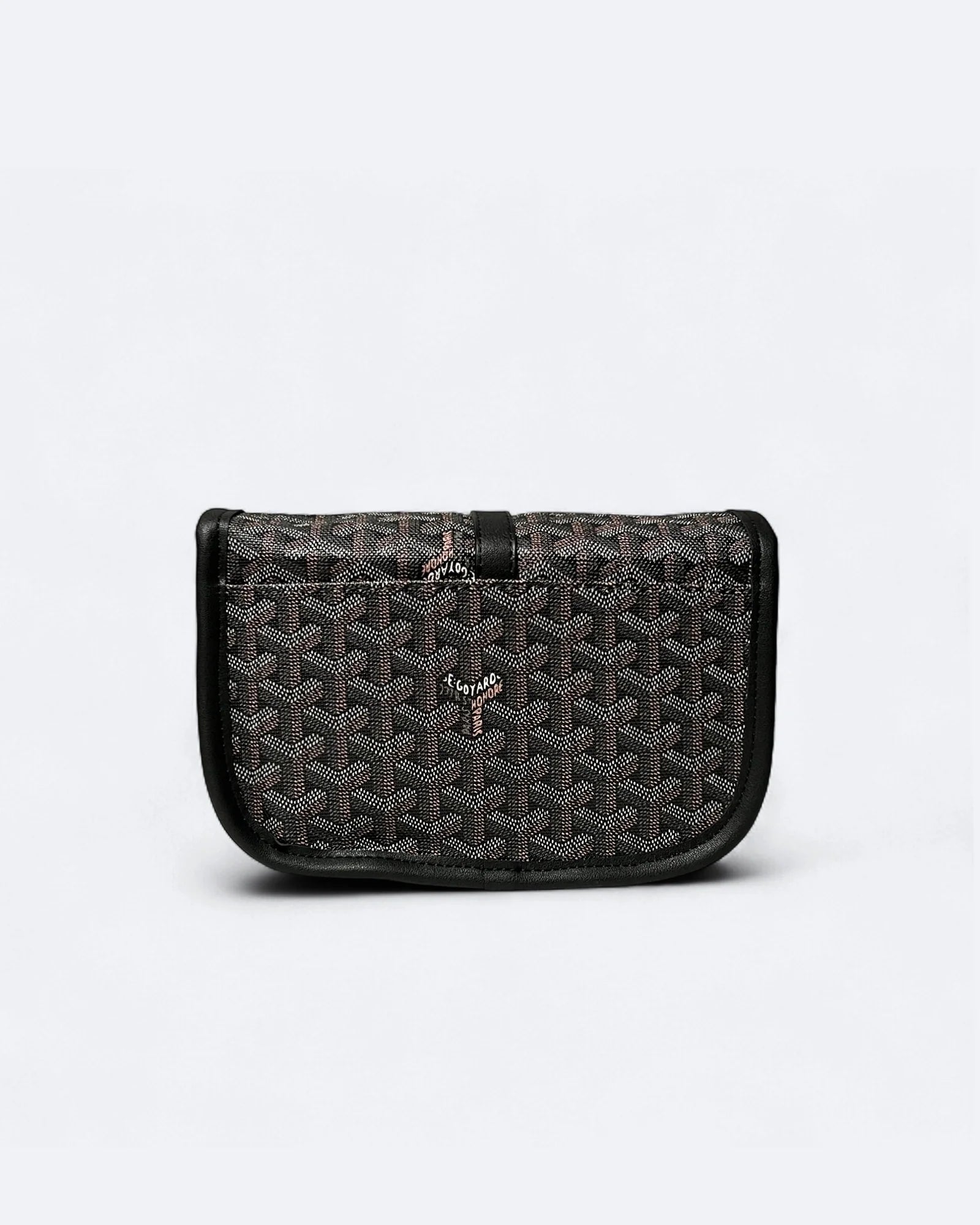 Goyard - kabelka Belvedere PM - tmavě hnědá