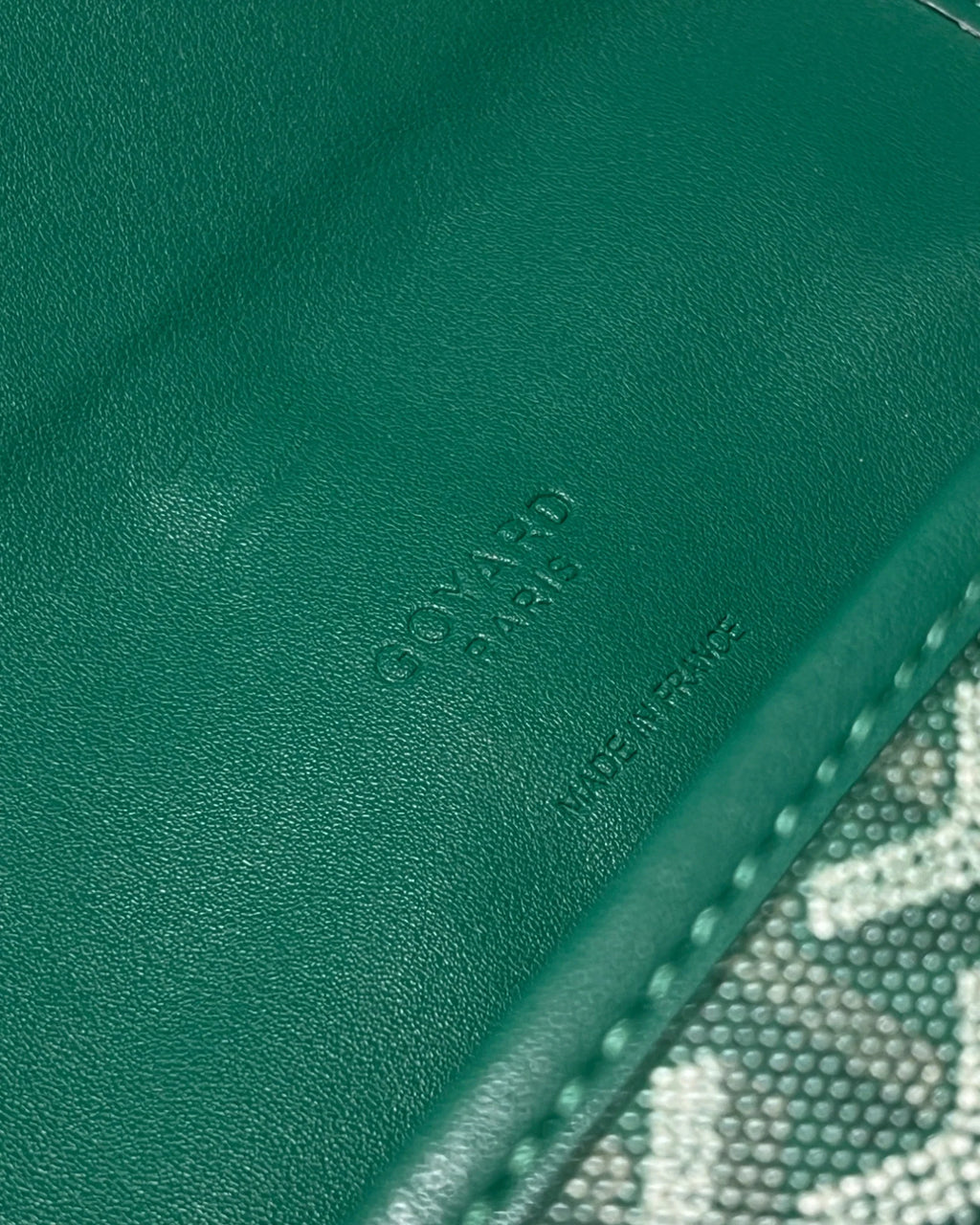 Goyard - kabelka Belvedere PM - zelená