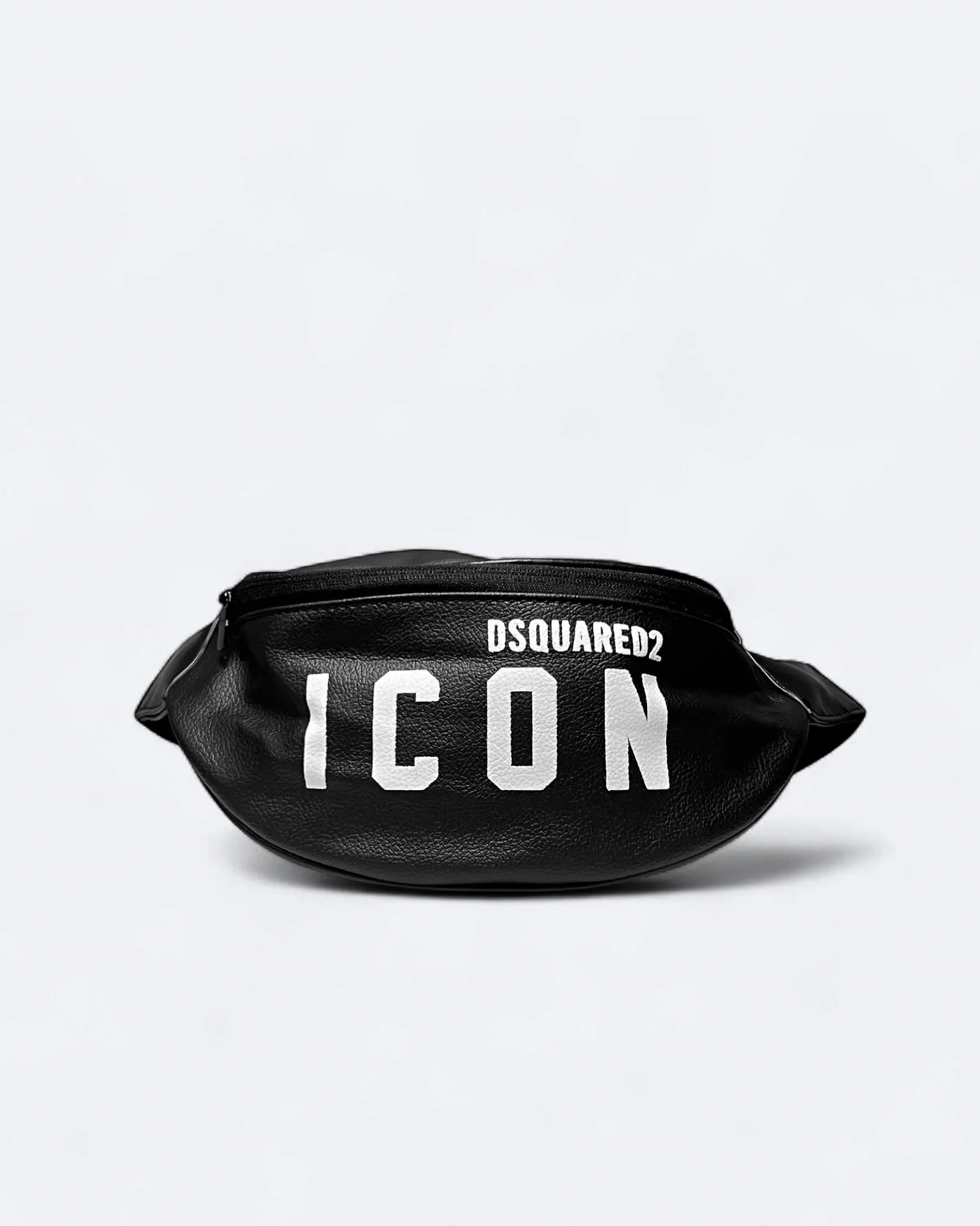Dsquared2 – Kožená crossbody kabelka ICON – černá