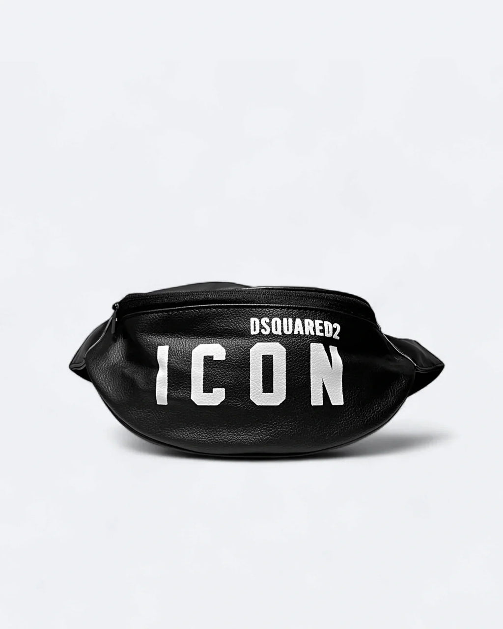 Dsquared2 – Kožená crossbody kabelka ICON – černá