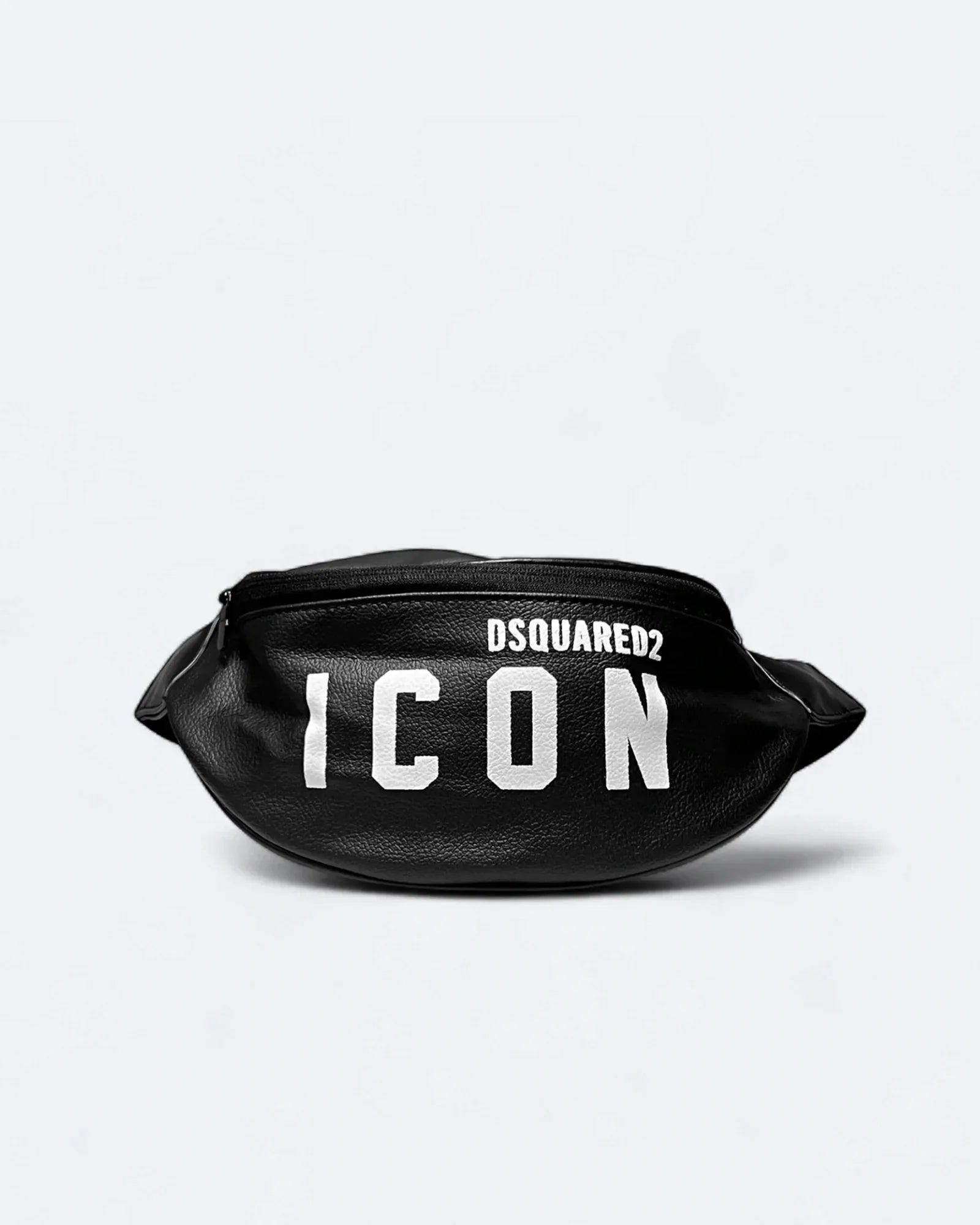 Dsquared2 – Kožená crossbody kabelka ICON – černá