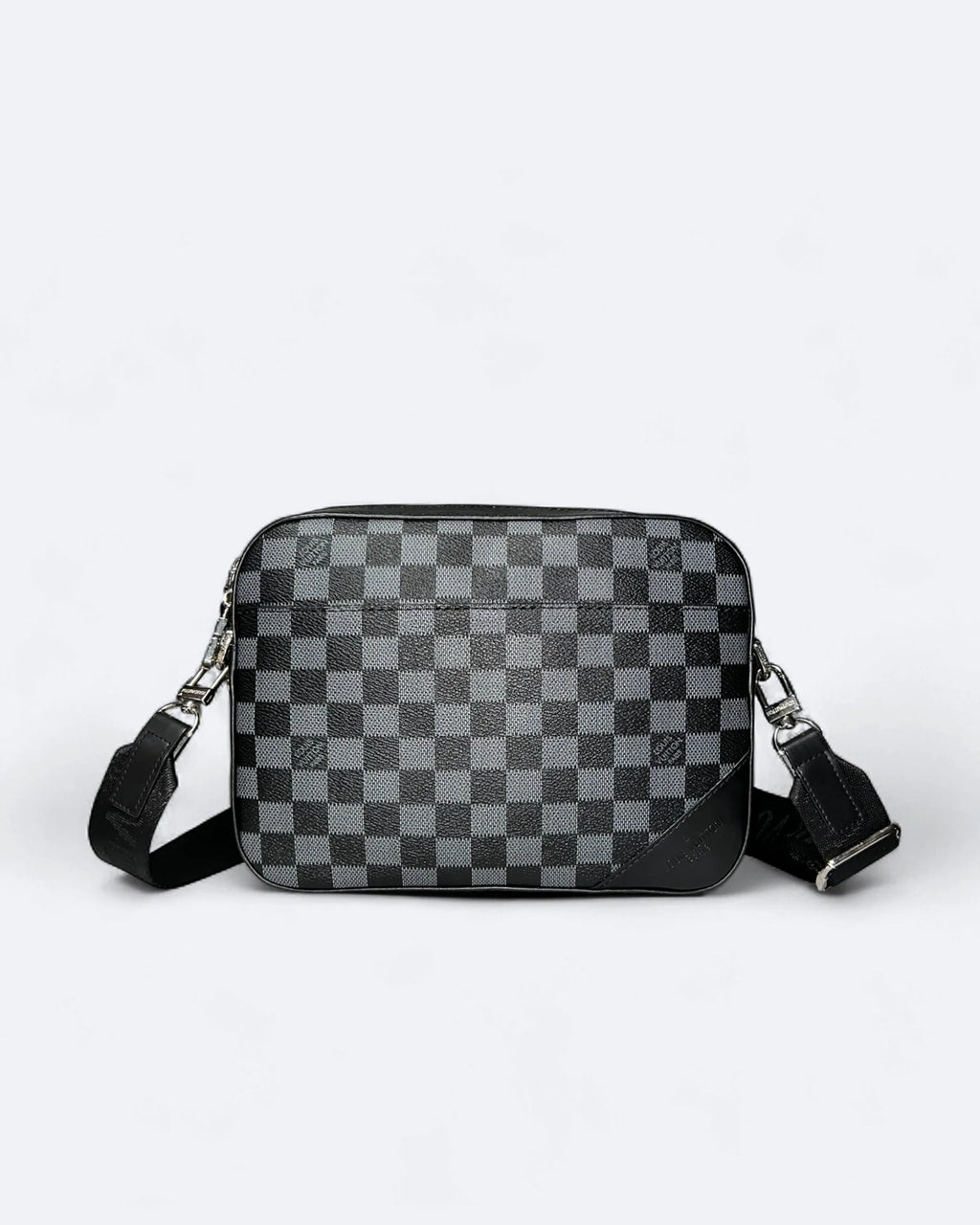 LVTN - Messenger taška Damier Pattern Duo - černá