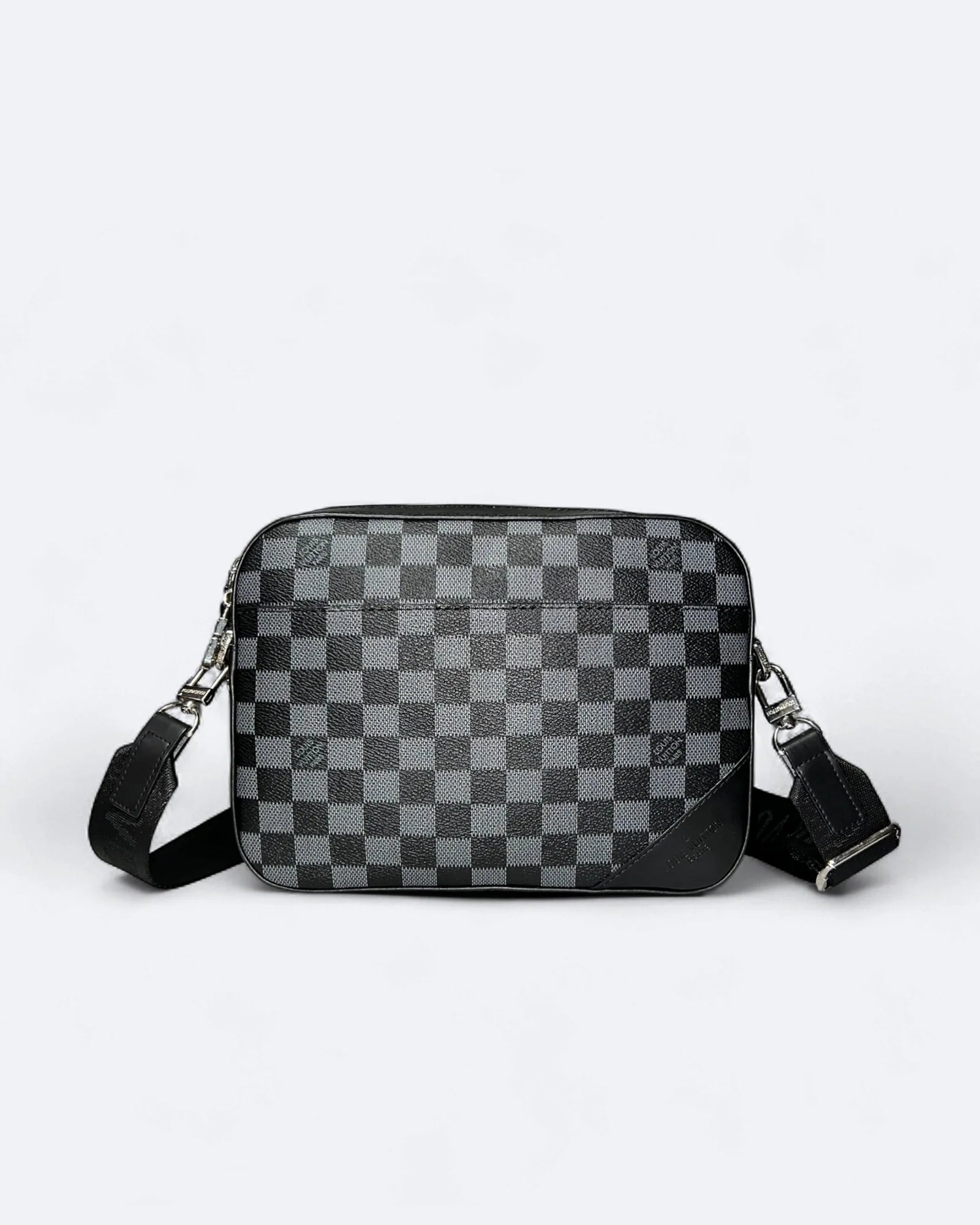 LVTN - Messenger taška Damier Pattern Duo - černá