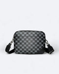 LVTN - Messenger taška Damier Pattern Duo - černá