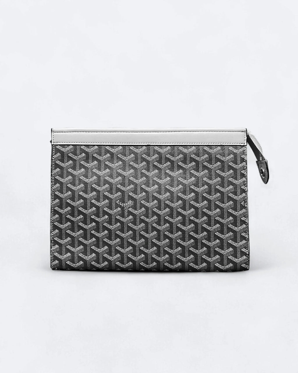 Goyard Pattern Clutch - Šedá