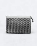 Goyard Pattern Clutch - Šedá