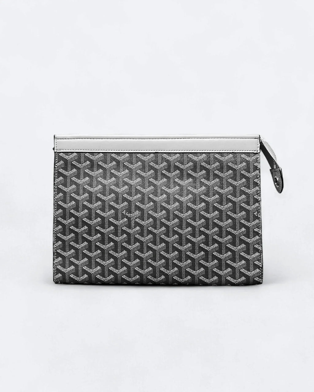 Goyard Pattern Clutch - Šedá