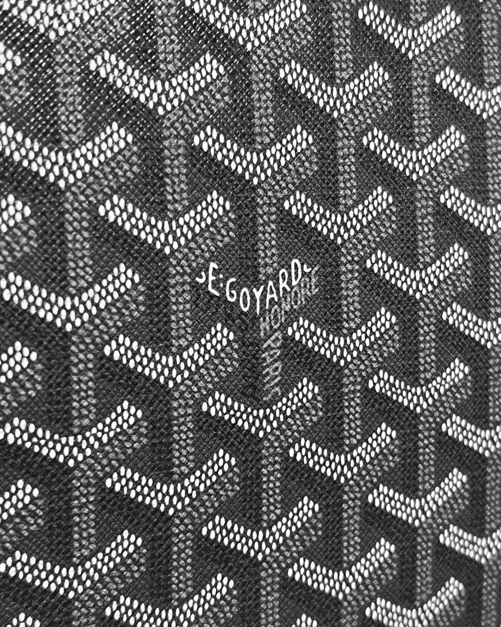 Goyard Pattern Clutch - Šedá