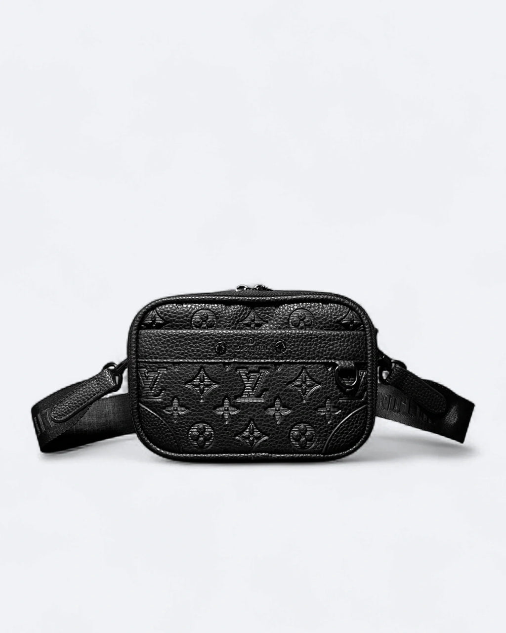 LVTN – Crossbody kabelka Alpha z embosované kůže – černá