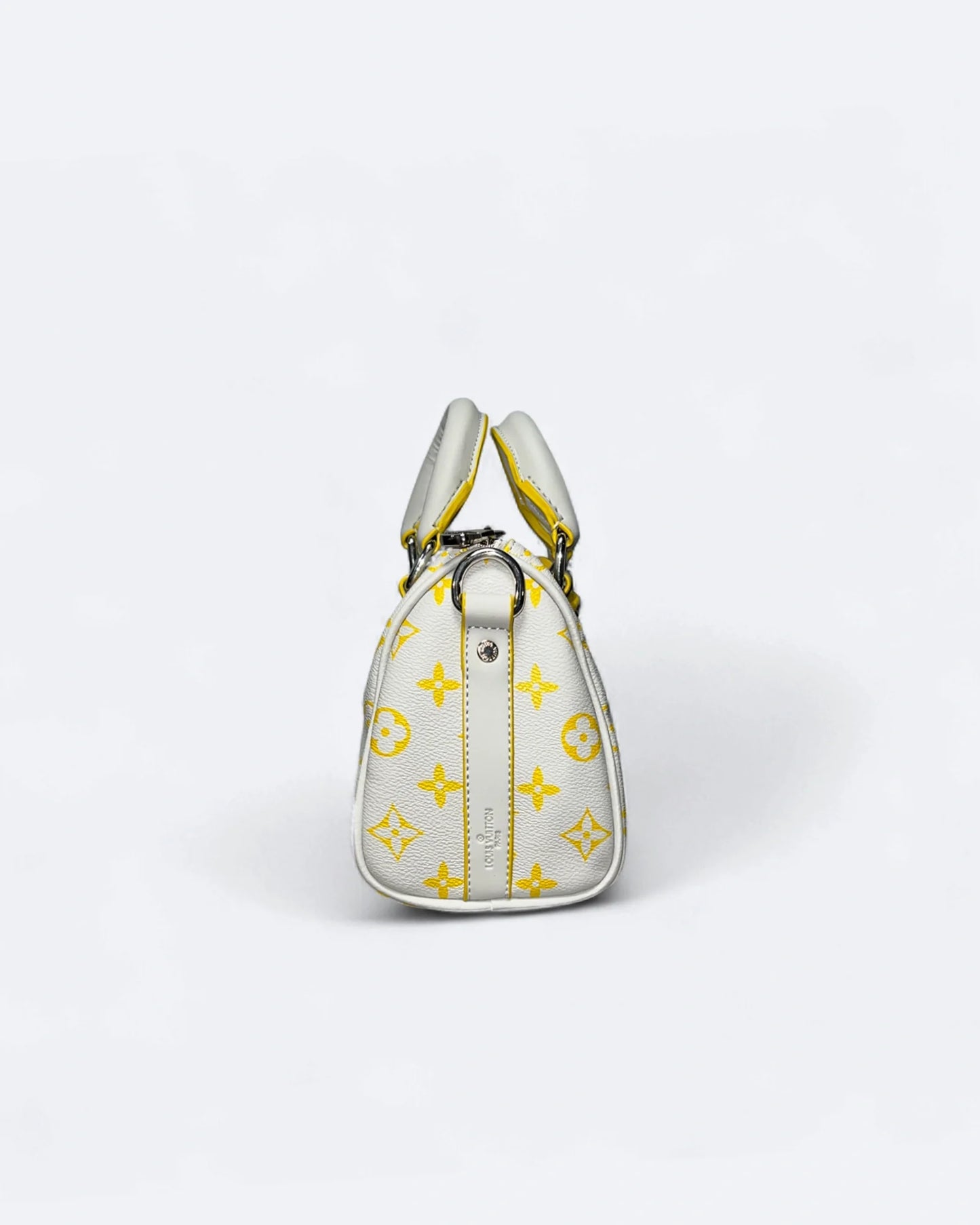 LVTN - Small Duffle Handbag - White/Yellow