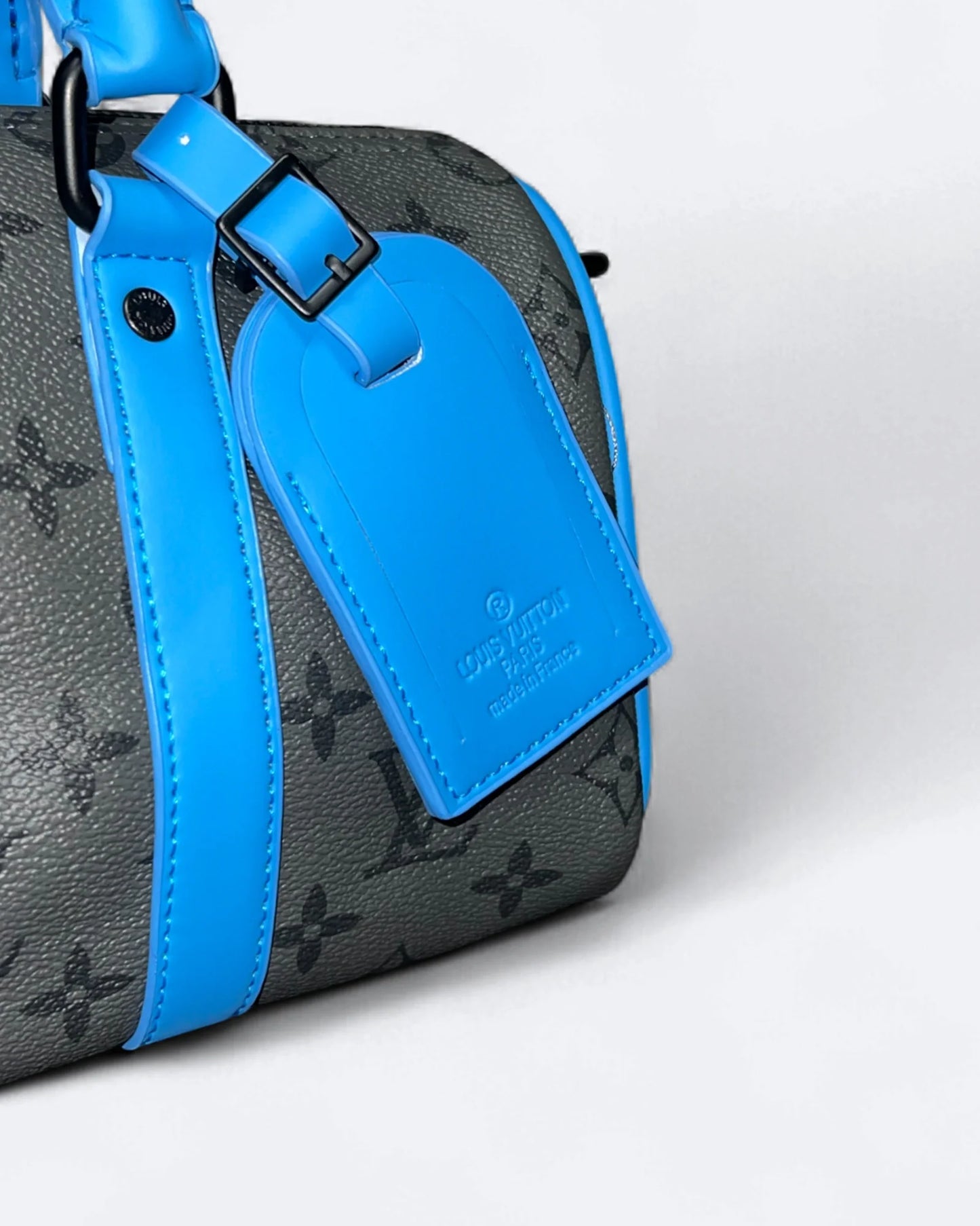 LVTN - Small Duffle Handbag - Gray/Blue