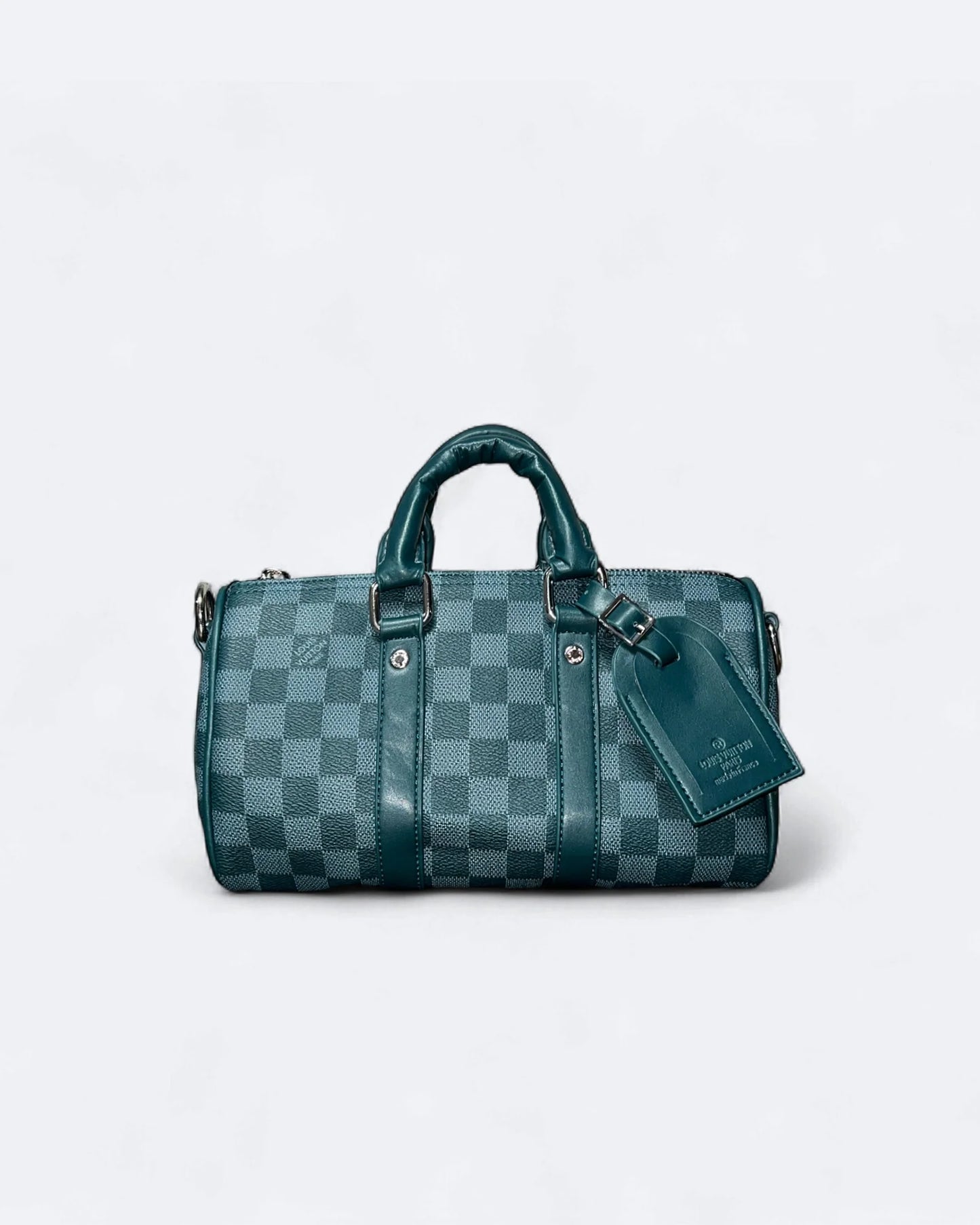 LVTN - Small Duffle Damier Handbag - Teal