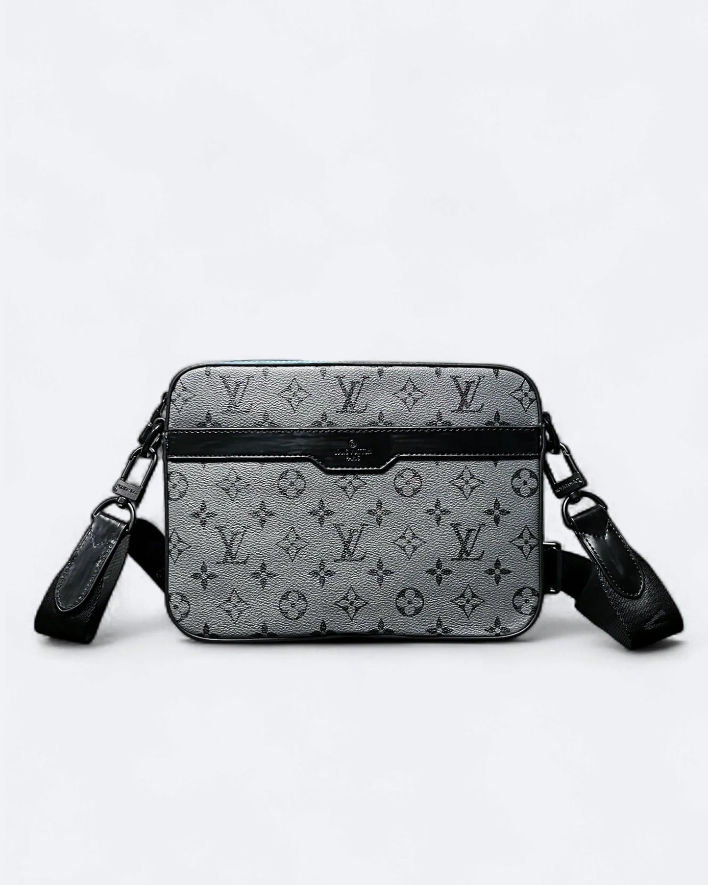 LVTN - Monogram Pattern Trio Set Bags - Gray/Blue