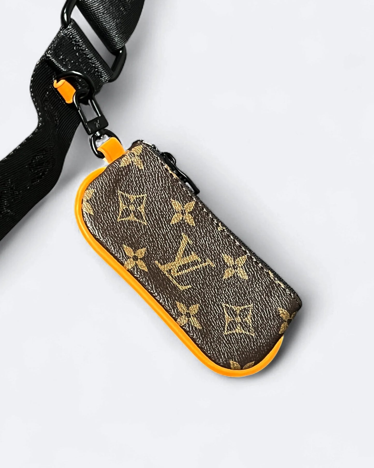 LVTN - Monogram Pattern Trio Set Bags - Brown/Orange