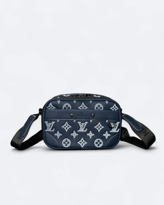 LVTN - Alpha Crossbody Bag - Dark Blue/White