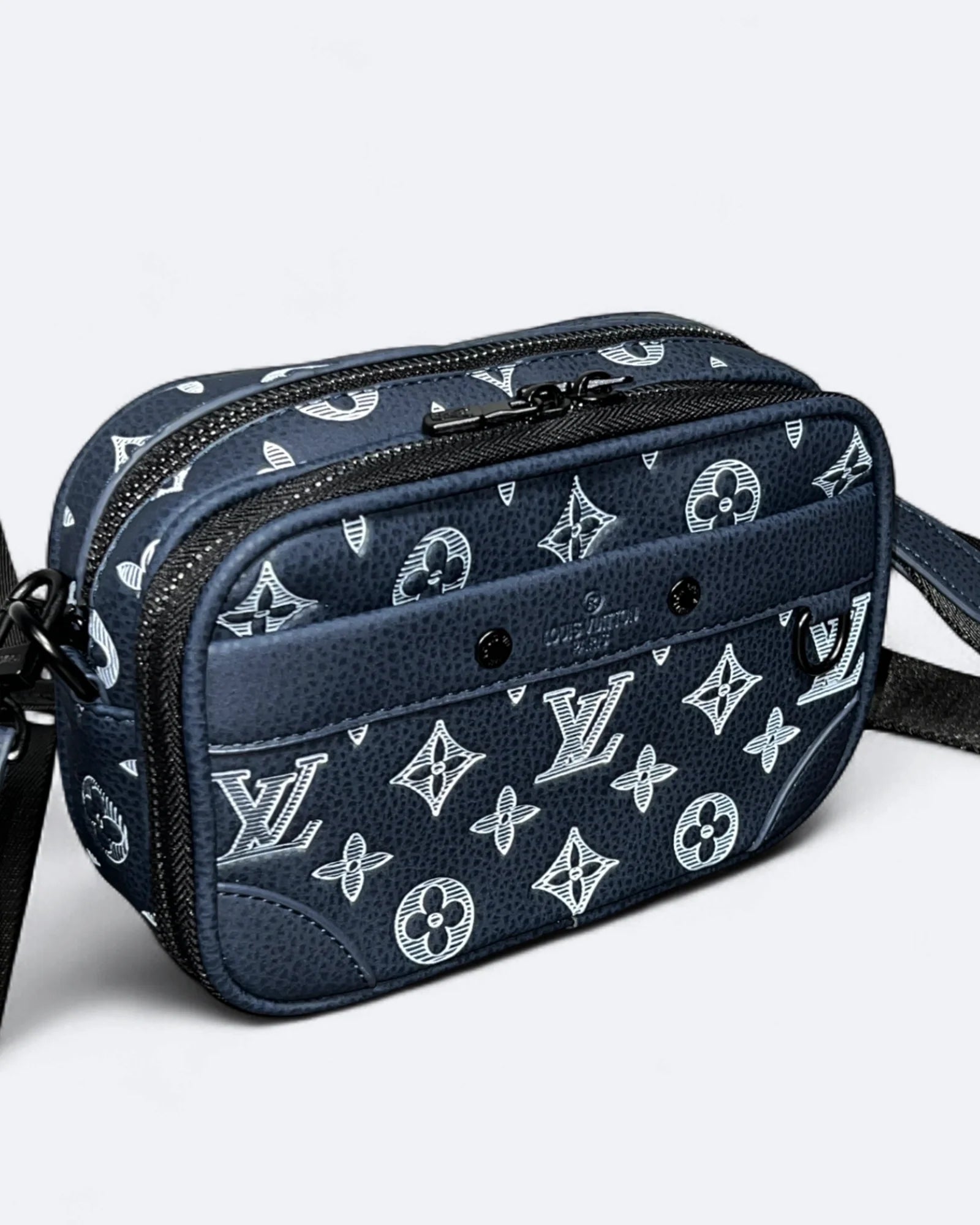 LVTN – crossbody taška Alpha – tmavě modrá/bílá