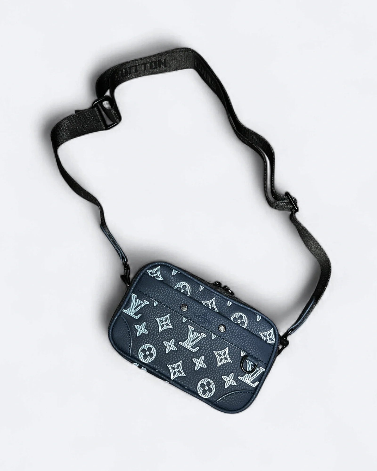 LVTN – crossbody taška Alpha – tmavě modrá/bílá