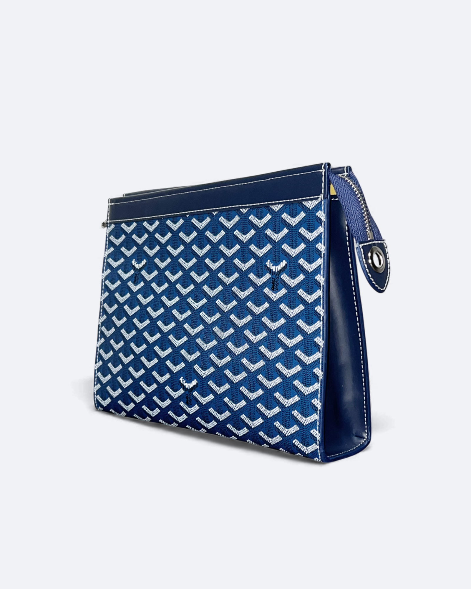 Psaníčko Goyard Pattern – modré