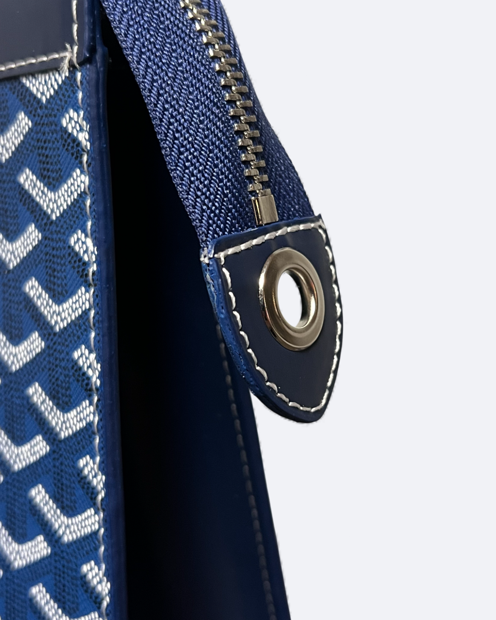 Psaníčko Goyard Pattern – modré