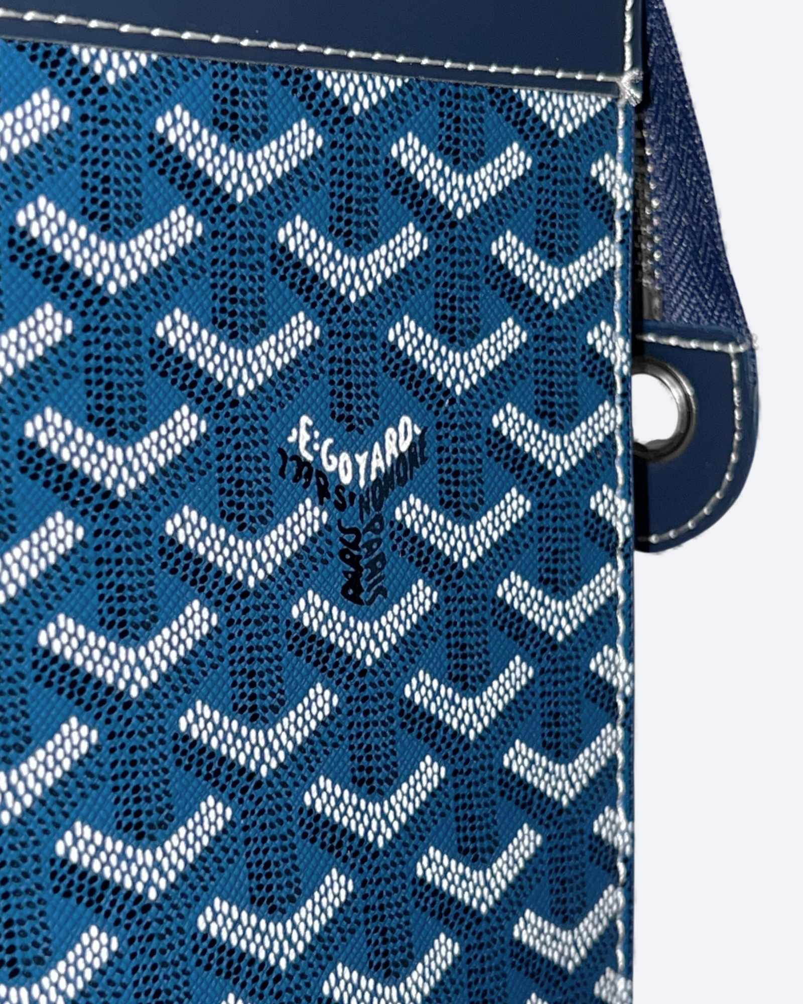 Psaníčko Goyard Pattern – modré
