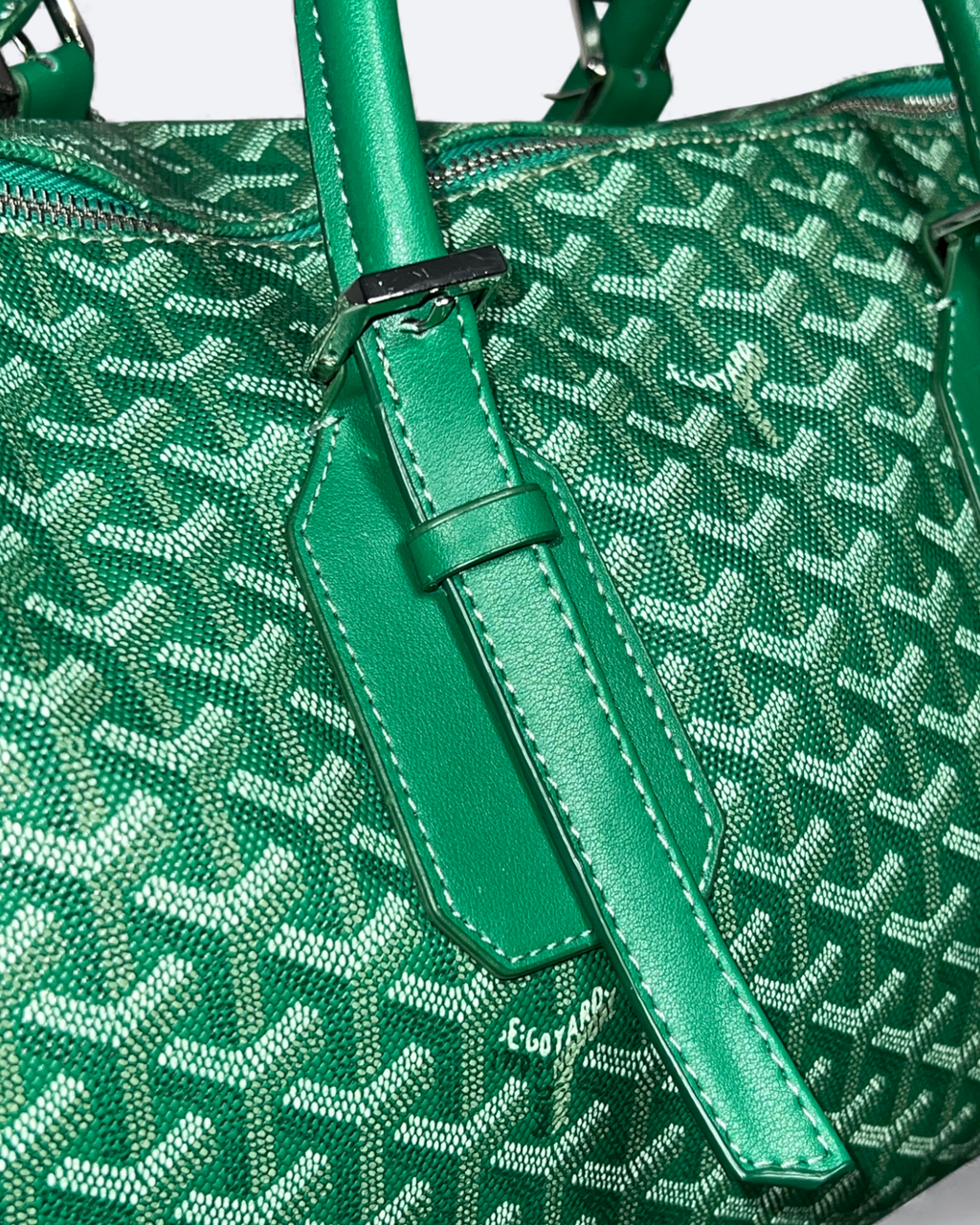 Goyard - Vzorovaná cestovní taška - Zelená
