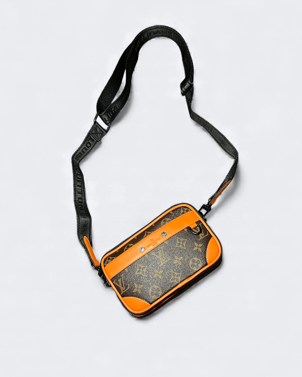 LVTN – Crossbody taška Alpha – hnědá/oranžová