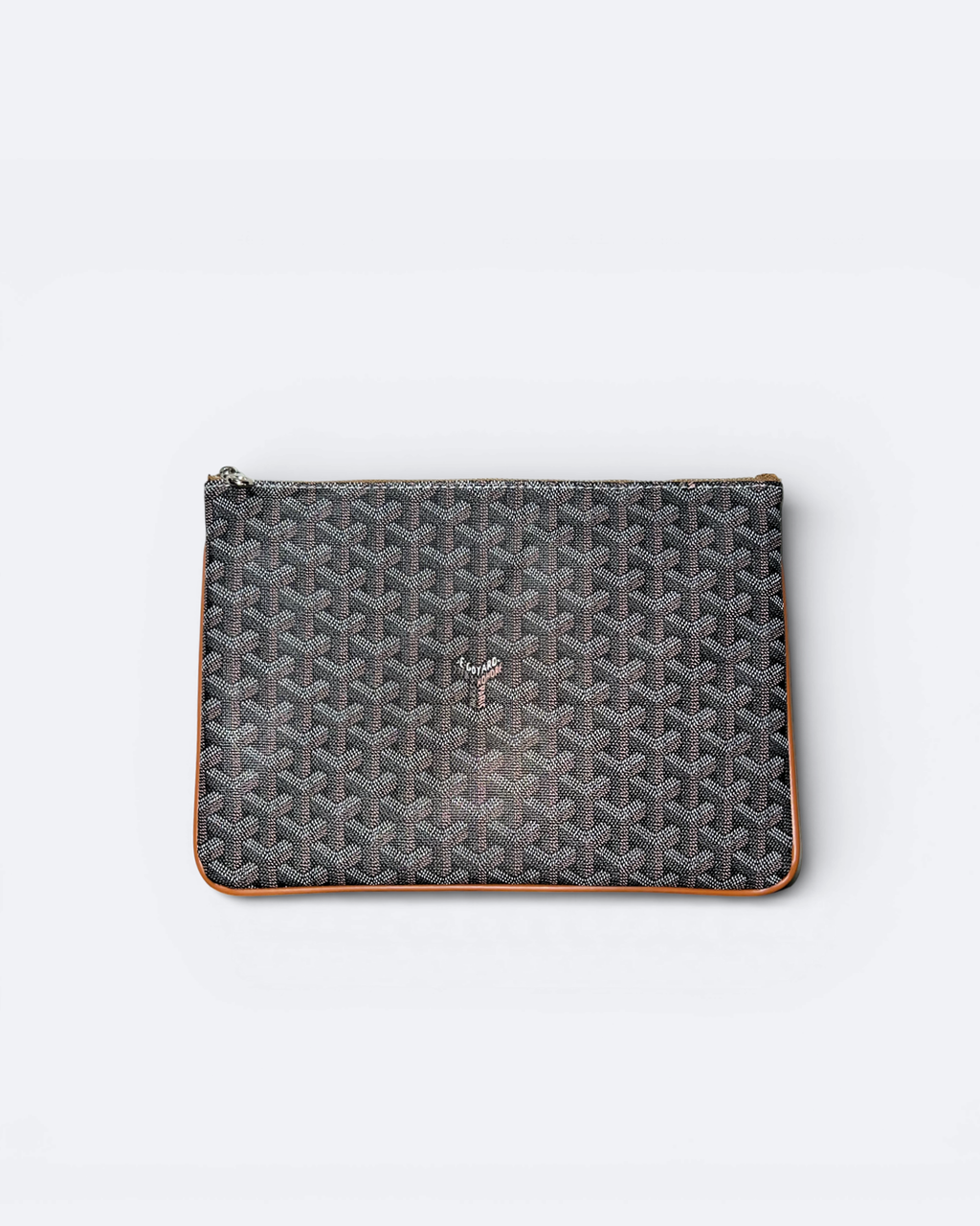 Goyard – pouzdro Portfolio – hnědá kůže