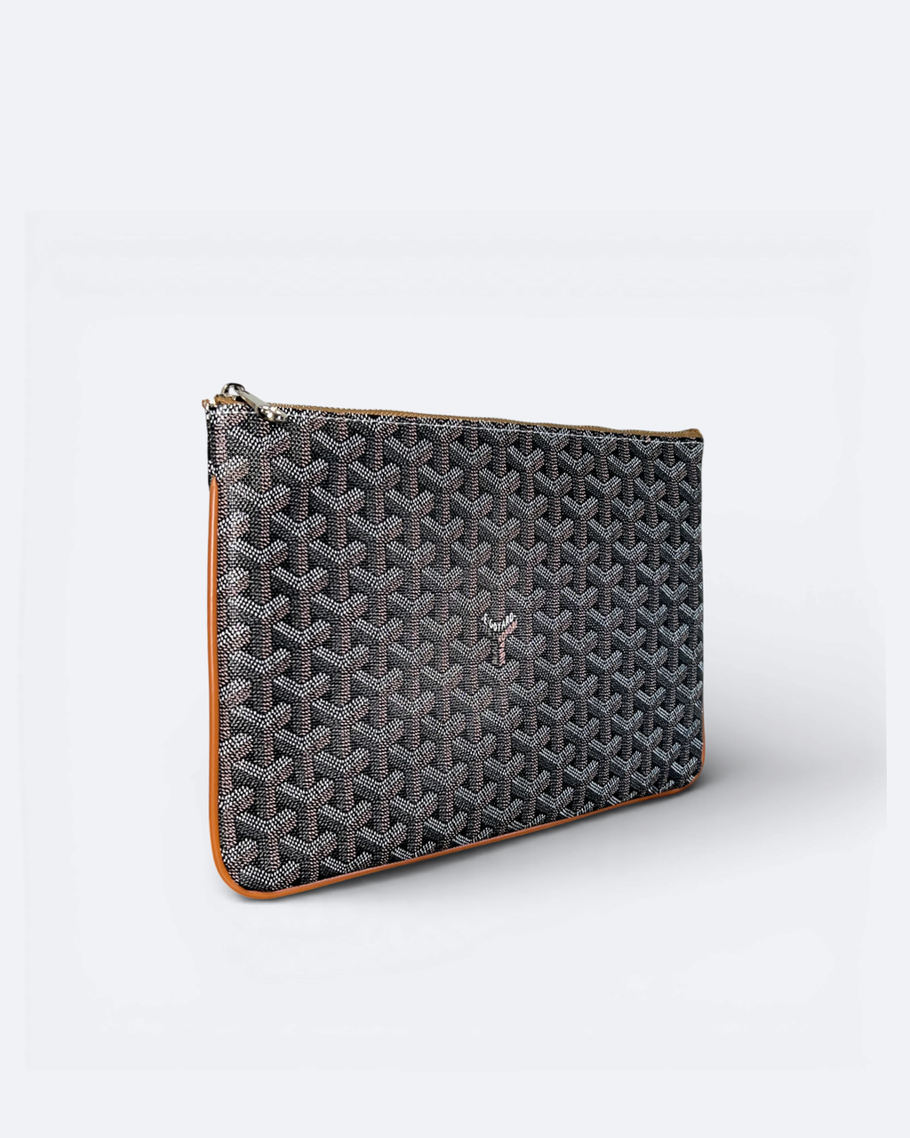 Goyard – pouzdro Portfolio – hnědá kůže