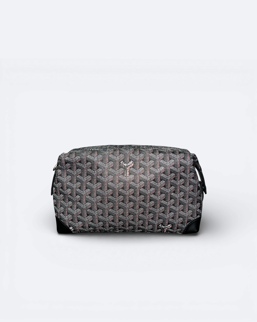 Goyard - kabelka do ruky se vzorem Goyardine - hnědá