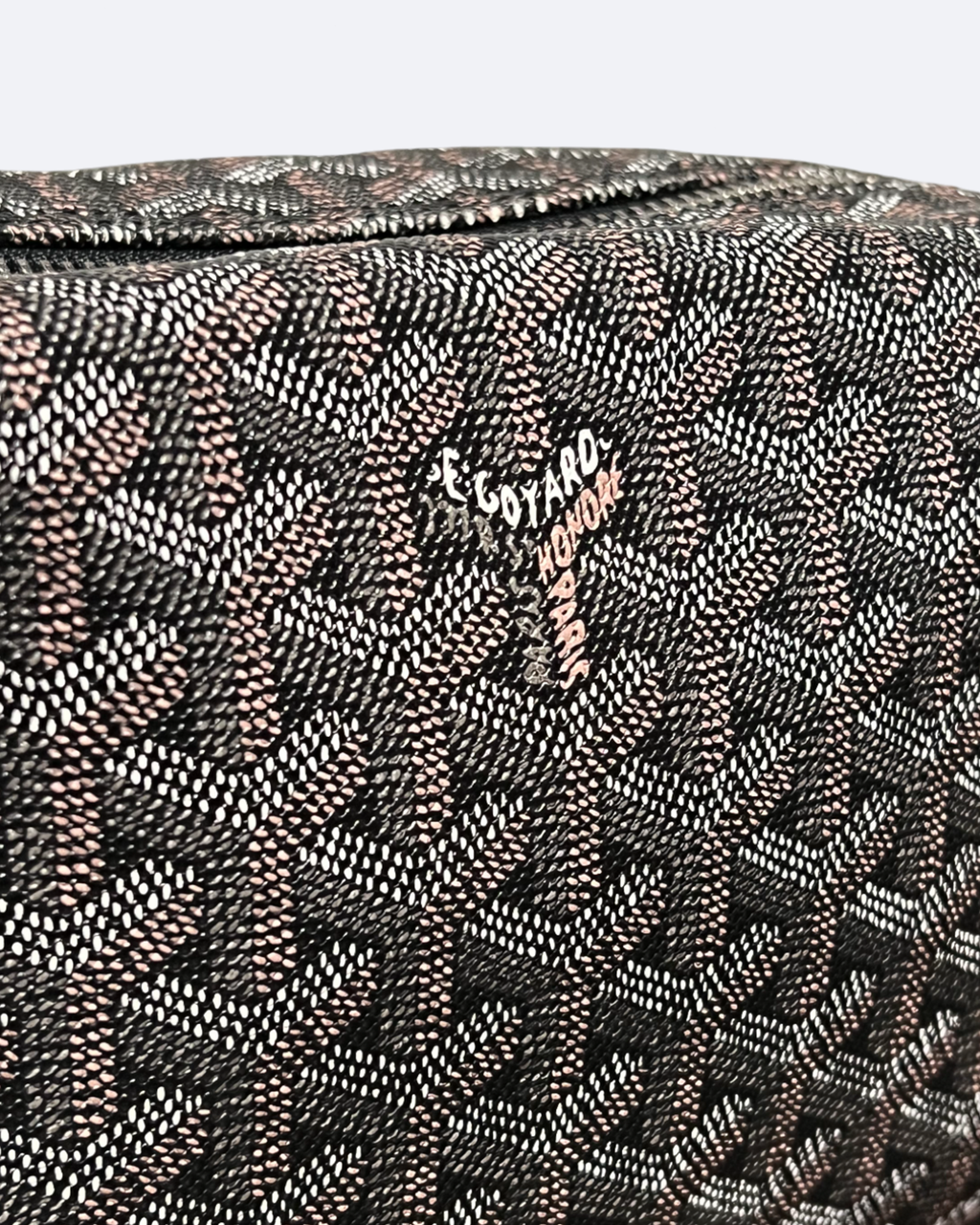 Goyard - kabelka do ruky se vzorem Goyardine - hnědá