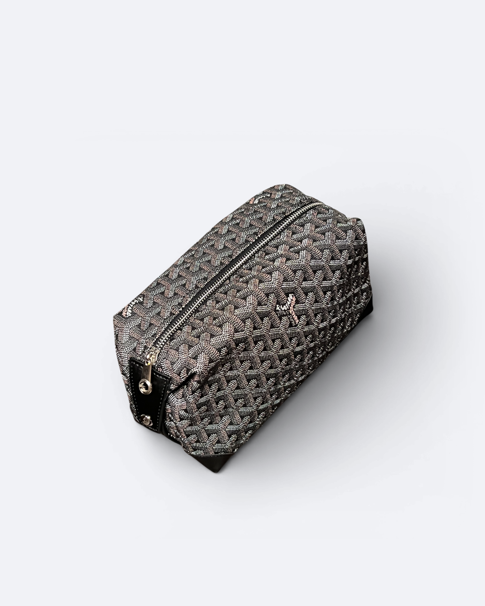Goyard - kabelka do ruky se vzorem Goyardine - hnědá
