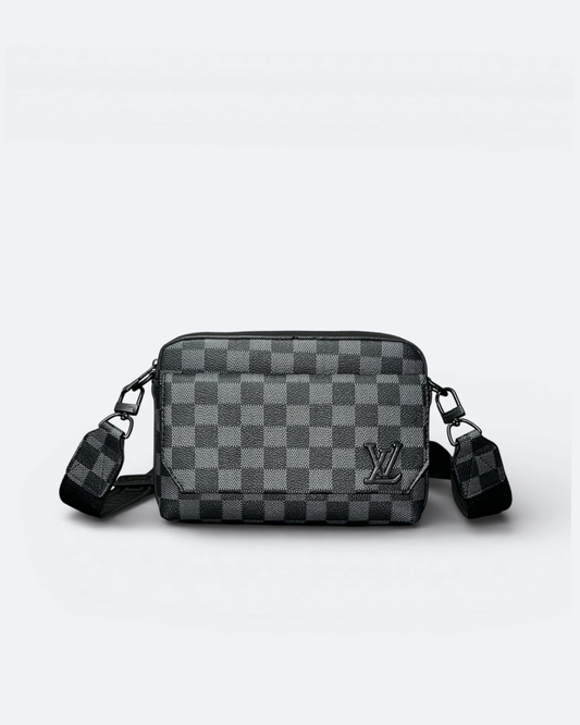 LVTN – Damier Mini Messenger Bag – černá