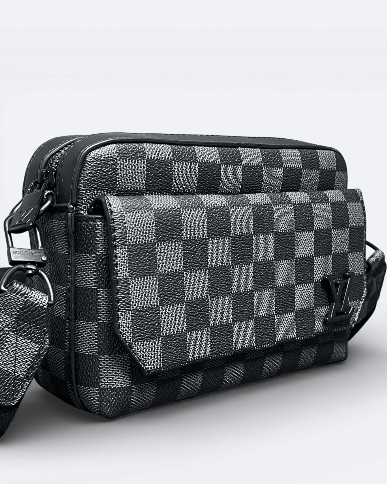 LVTN – Damier Mini Messenger Bag – černá