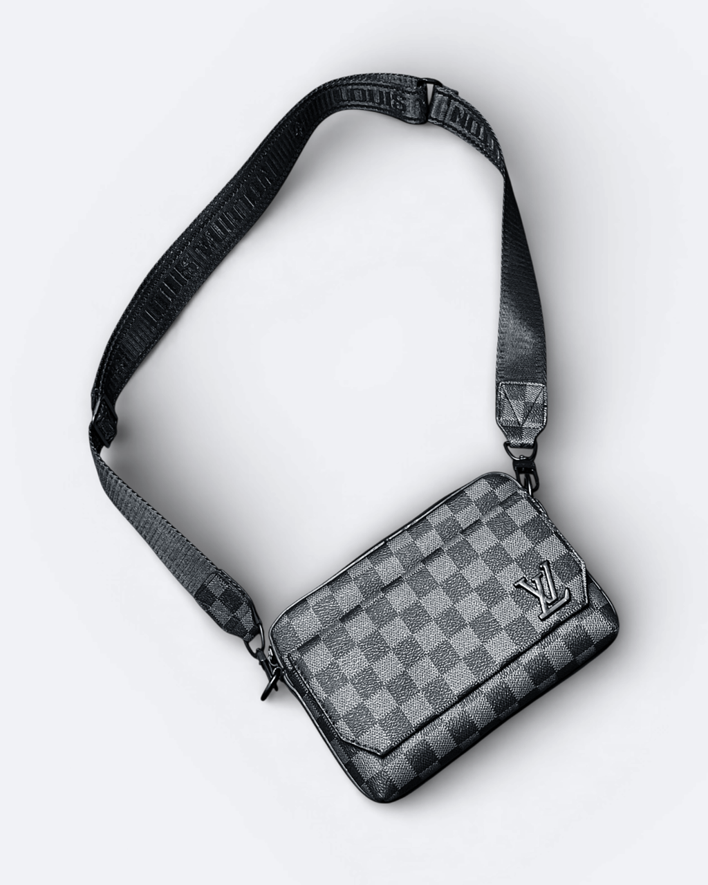 LVTN – Damier Mini Messenger Bag – černá