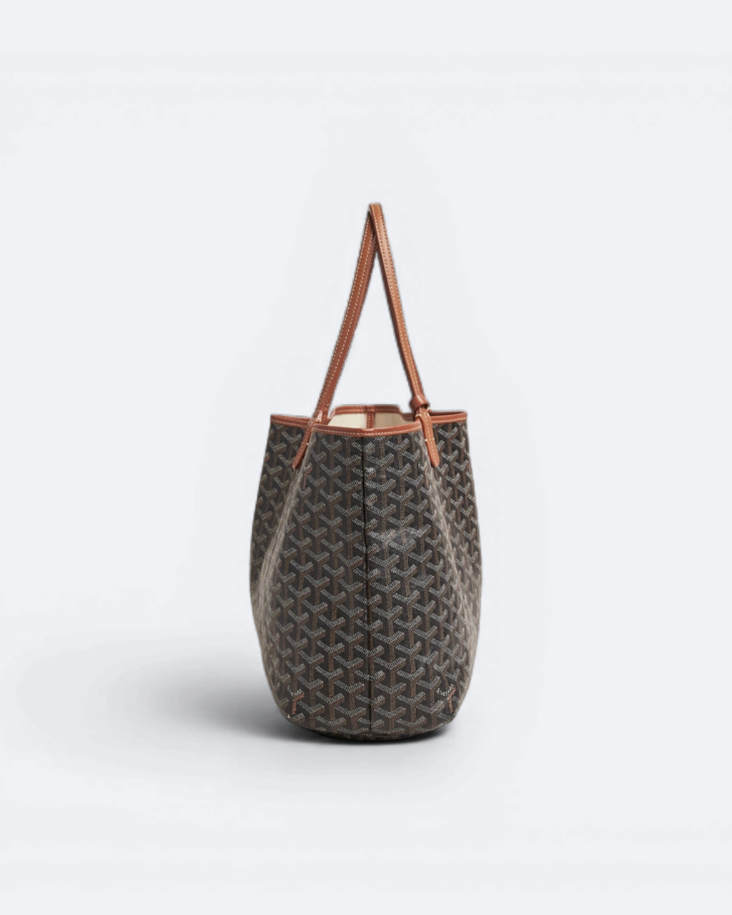 Goyard – Nákupní taška Saint Louis – Hnědá/kůže