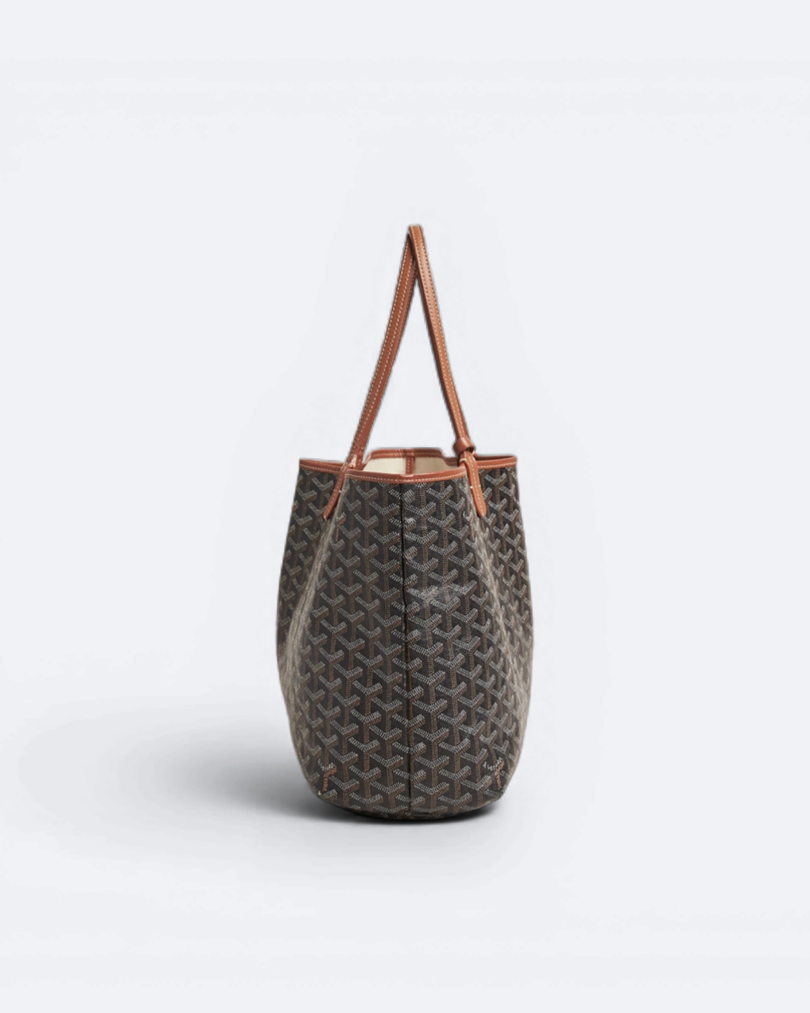 Goyard – Nákupní taška Saint Louis – Hnědá/kůže