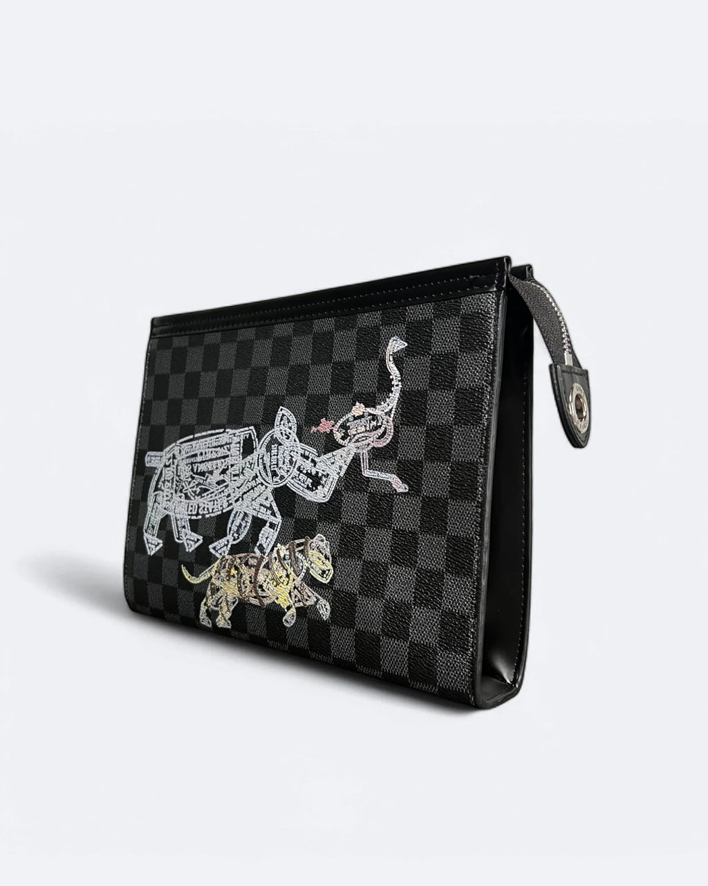 Louis Vuitton - Psí známky - psí pas - psí známky Damier Clutch - černá