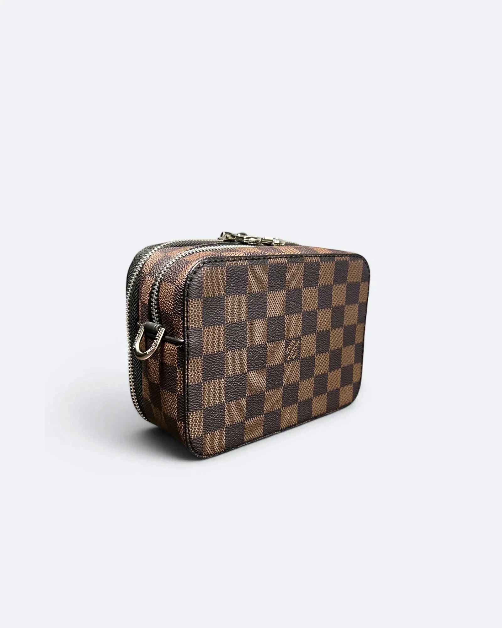Louis Vuttion - Kabelka Mini s Vzorem Damier - Hnědá
