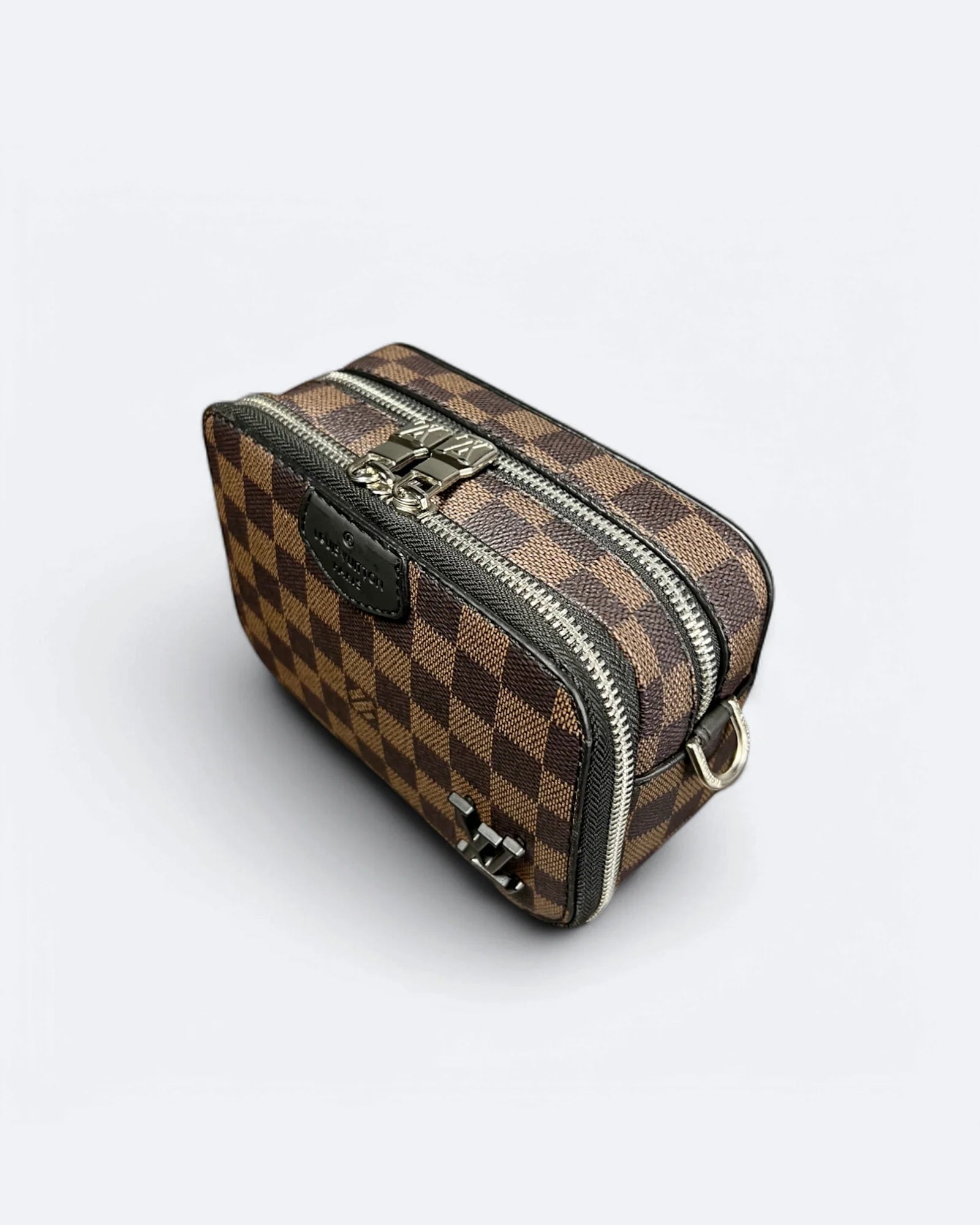 Louis Vuttion - Kabelka Mini s Vzorem Damier - Hnědá