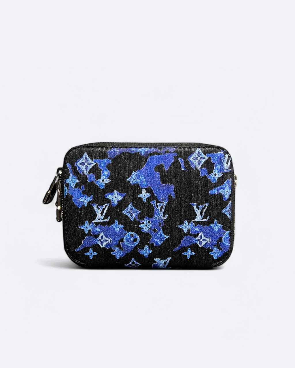 Louis Vuitton – LV modrá barva mini taška – černá