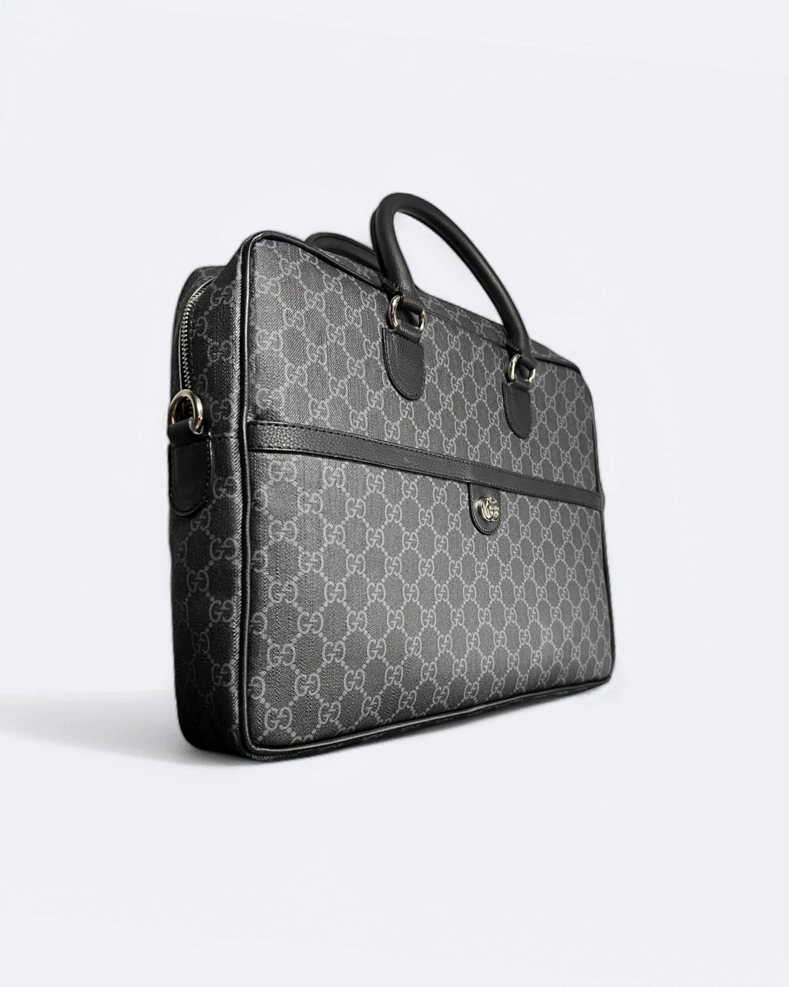 Gucci - aktovka se vzorem GG - černá