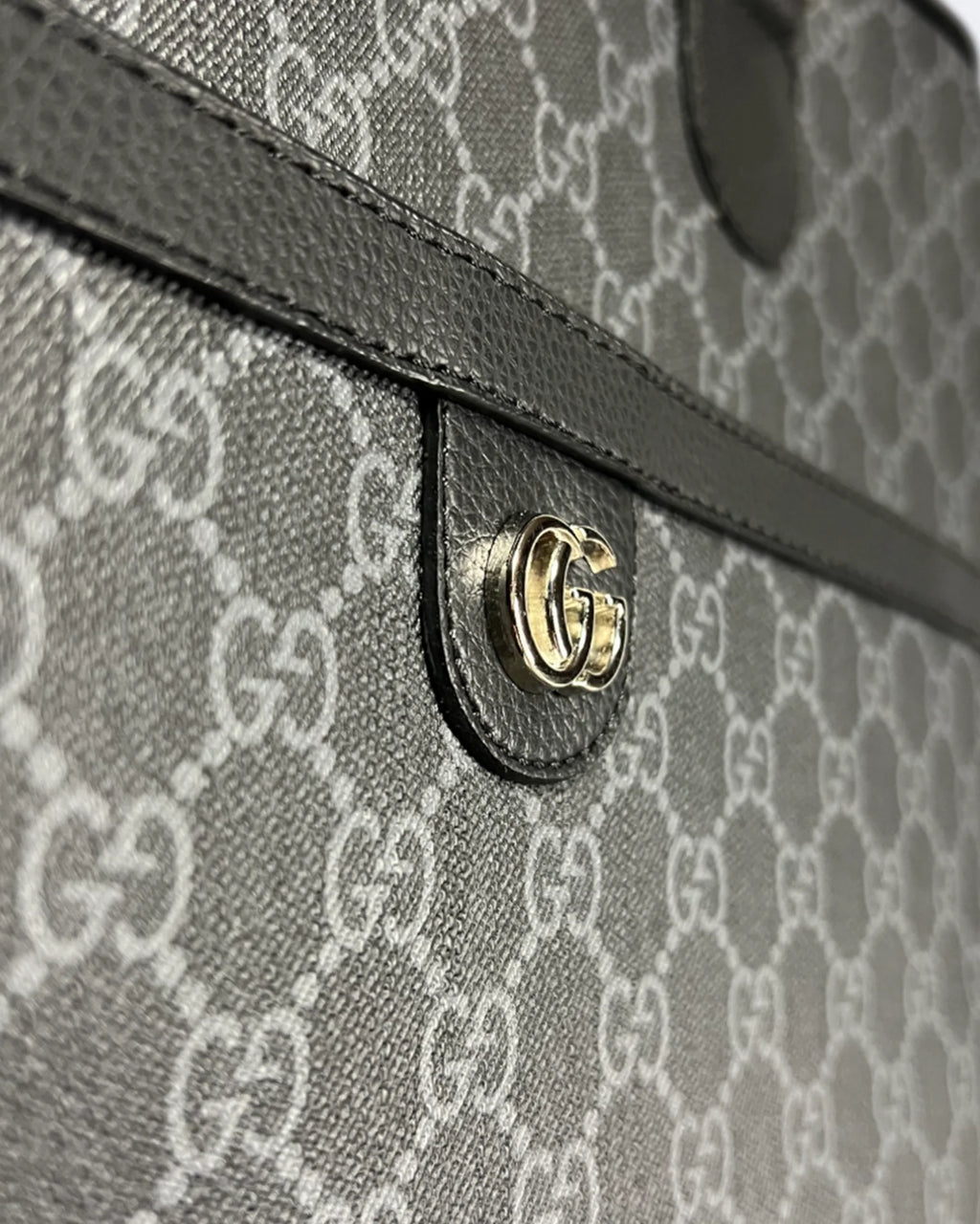 Gucci - aktovka se vzorem GG - černá